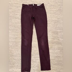 Rag & Bone Mulberry Skinny Jeans, size 27